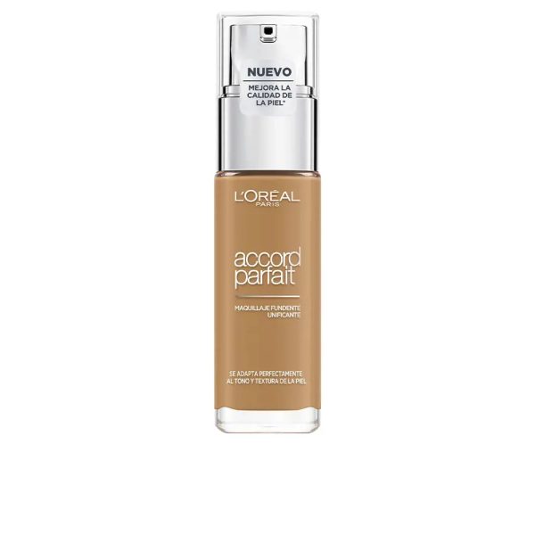 L'Oreal Paris, Accord Parfait, Liquid Foundation, 10 D/W, Deep Golden, 30 ml - For Women