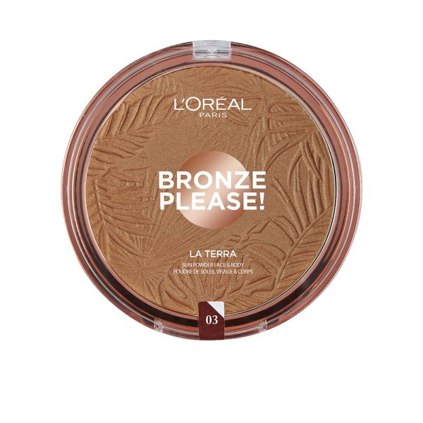 L'Oreal Paris, Bronze Please!, Compact Powder, 03, Medium Caramel, 18 g - For Women