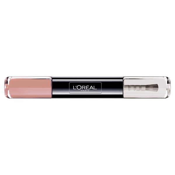 L'Oreal Paris, Infallible, Gel-Effect, Nail Polish 2-In-1, 012, Forever Mink, 2 x, 5 ml - For Women