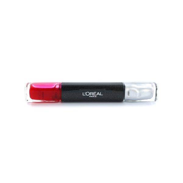 L'Oreal Paris, Infallible, Nail Polish 2-In-1, MTX 026, Fuschia, 2 x, 5 ml - For Women