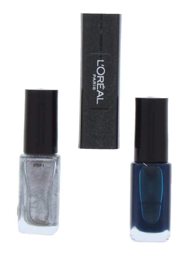 L'Oreal Paris, Infallible, Nail Polish 2-In-1, MTX 030, Turquoise, 2 x, 5 ml - For Women