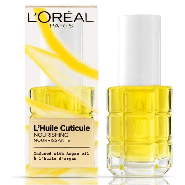 L'Oreal Paris, L'Huile Cuticle, Argan Oil, Nourishing, Nail Oil Treatment, 13.5 ml - For Women