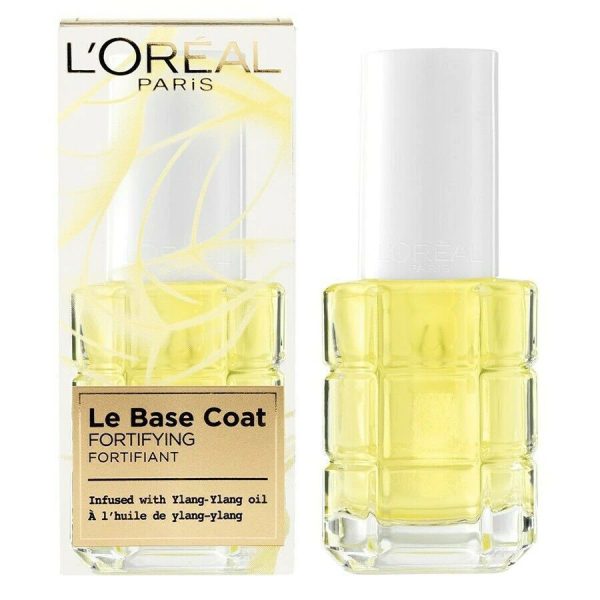 L'Oreal Paris, Le Base Coat, Ylang Ylang Essential Oil, Fortifying, Nail Oil Treatment, 13.5 ml - For Women