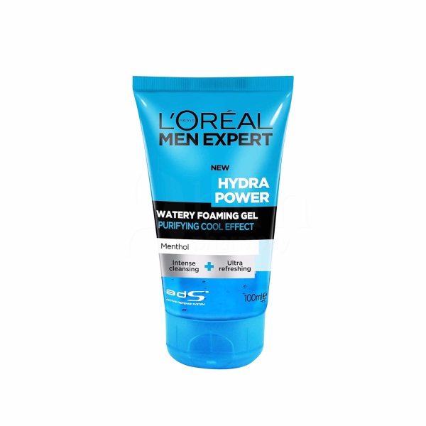 L'Oreal Paris, Men Expert Hydra Power, Menthol, Cleansing and Hydrating, Gel, For Face, 100 ml - For Men