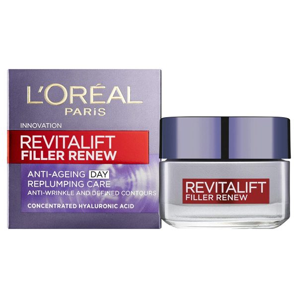 L'Oreal Paris, Revitalift Filler, Anti-Ageing, Cream, For Face, 50 ml - For Women