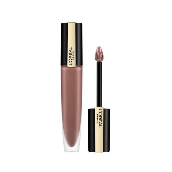 L'Oreal Paris, Rouge Signature Metallics, Liquid Lipstick, 201, Stupefy, 7 ml - For Women