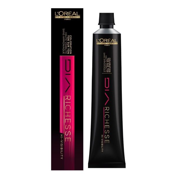 L'Oreal Professionnel, Dia Richesse, Ammonia-Free, Semi-Permanent Hair Dye, .64 Coppery Cardinal, 50 ml - For Women