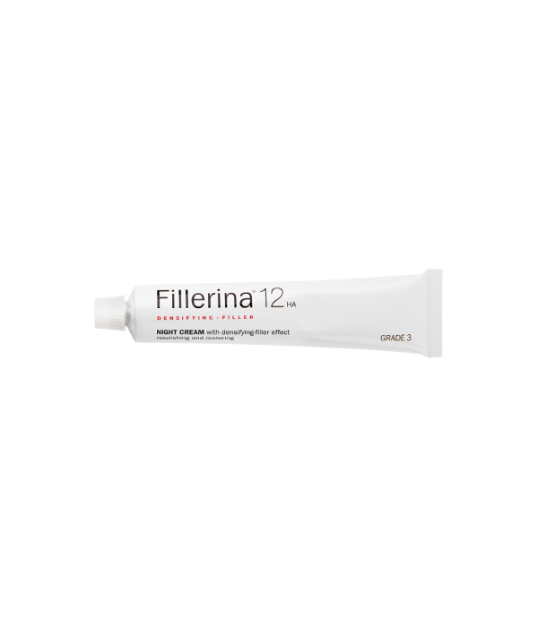 Labo, Fillerina 12HA Densifying Filler Grade 3, Nourishing & Restoring, Night, Cream, For Face, 50 ml - For Women