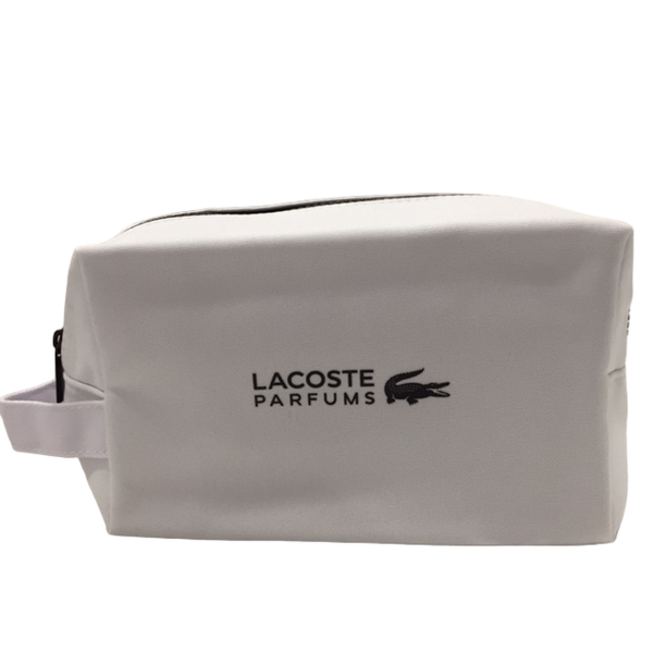 Lacoste, Lacoste, Textile Bag, Toiletry, White, For Men - For Men