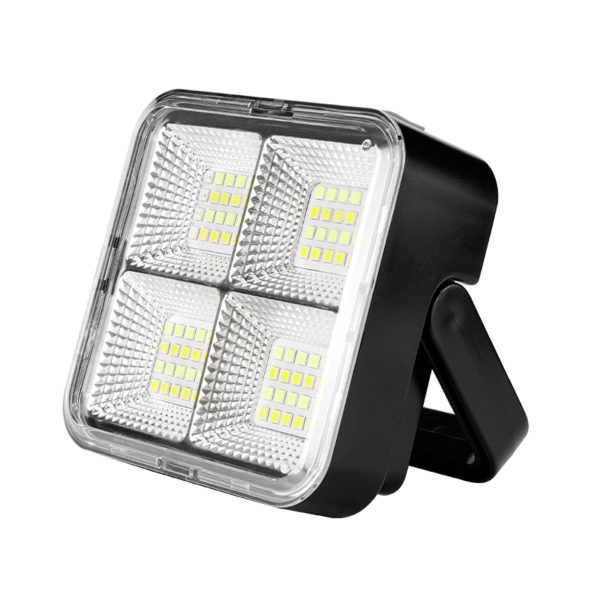 Lampa LED cu panou solar Superfire FS38, Pentru Camping, 600 lm, incarcare USB, 4 moduri, prindere magnetica