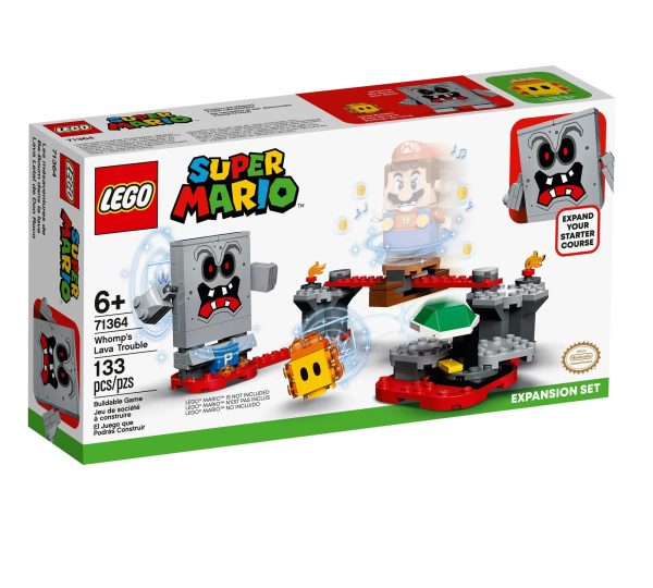 Lego, Super Mario, Whomp’s Lava Trouble Expansion Set, Construction Set, 71364, Unisex, 6+ years, 133 pcs - Unisex