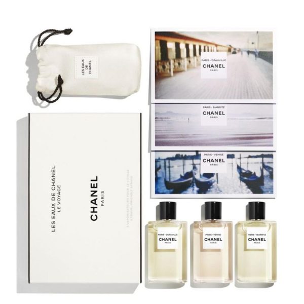 Les Eaux De Chanel Set Chanel: Paris – Deauville, Eau De Toilette, For Women, 30 ml + Paris – Venise, Eau De Toilette, For Women, 30 ml + Paris – Biarritz, Eau De Toilette, For Women, 30 ml - For Women