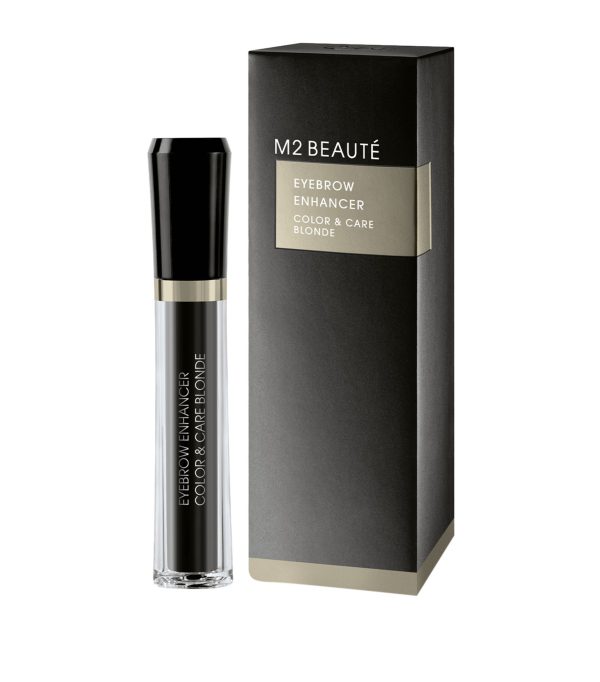 M2 Beaute, Eyebrow Enhancer Color & Care, Vegan, Growth, Eyebrow Gel, Blonde, 6 ml - For Women