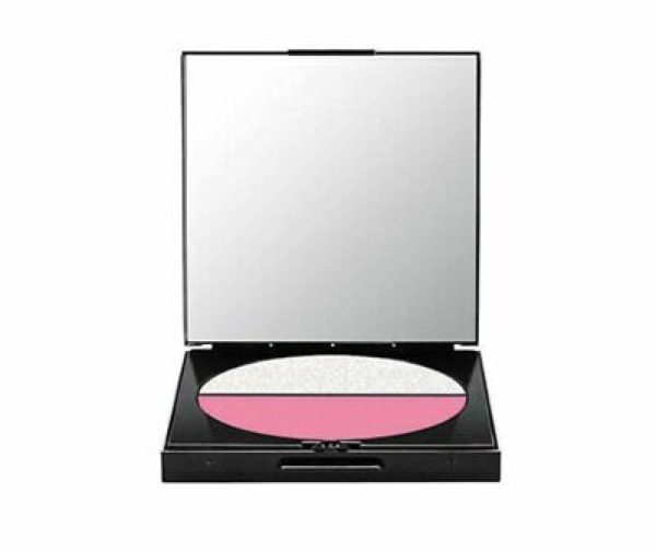 MAC, Fortune Duo, Eyeshadow Powder, Platinum Shadow/Lotus Pink, 2.5 g - For Women