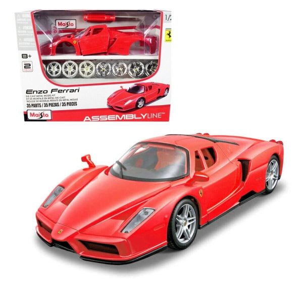 Maisto, Assembly Line, Ferrari Enzo, Toy Car, 1:24, 8+ years - For Boys