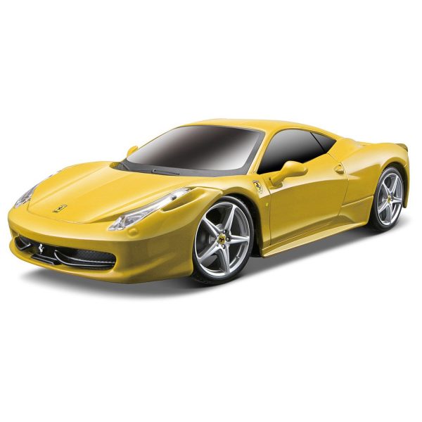 Maisto, Tech, Ferrari 458 Italia, RC Car, Yellow, 1:24, 8+ years -