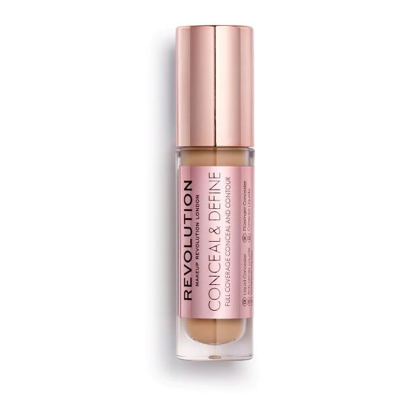 Makeup Revolution, Conceal & Define, Corrective, Liquid Concealer, C 11, 4 g - For Women