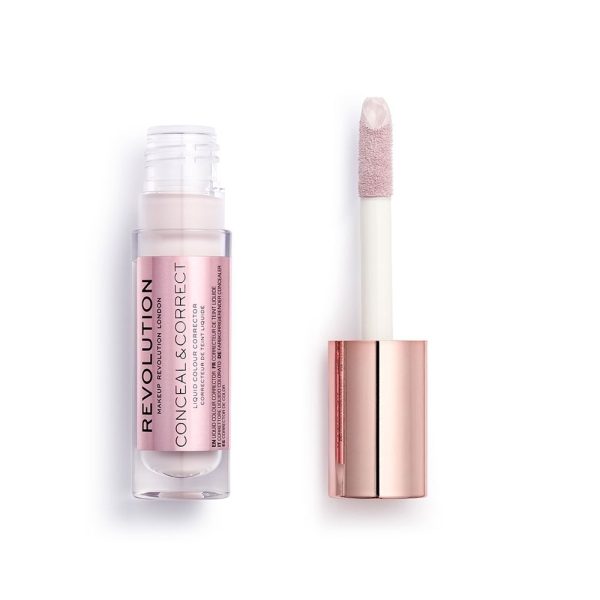 Makeup Revolution, Conceal & Correct, Corrective, Liquid Concealer, Lavander, 4 g - For Women