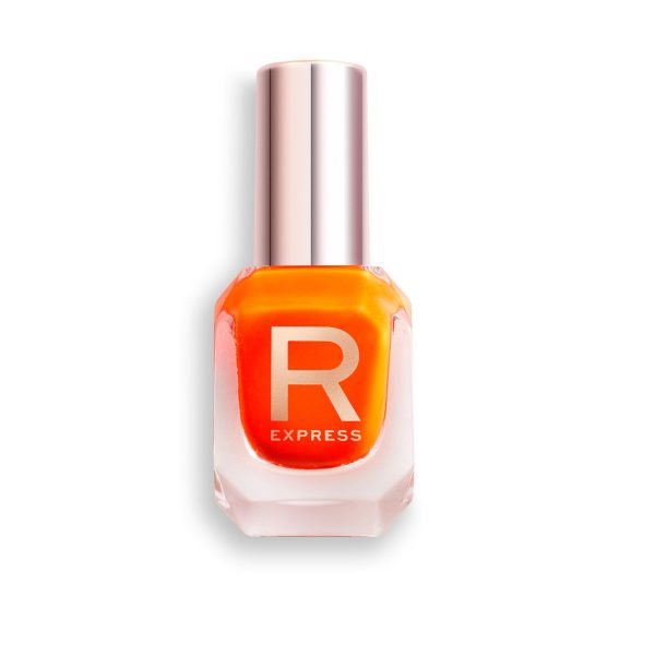 Makeup Revolution, Express, Nail Polish, Orange Pop, 10 ml - For Women