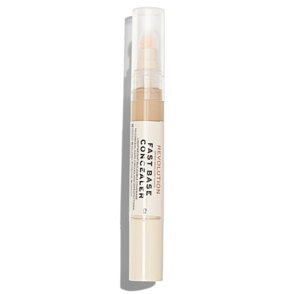 Makeup Revolution, Fast Base Concelear, Under-Eye Concealer Pen, C 5, 4.5 ml - For Women