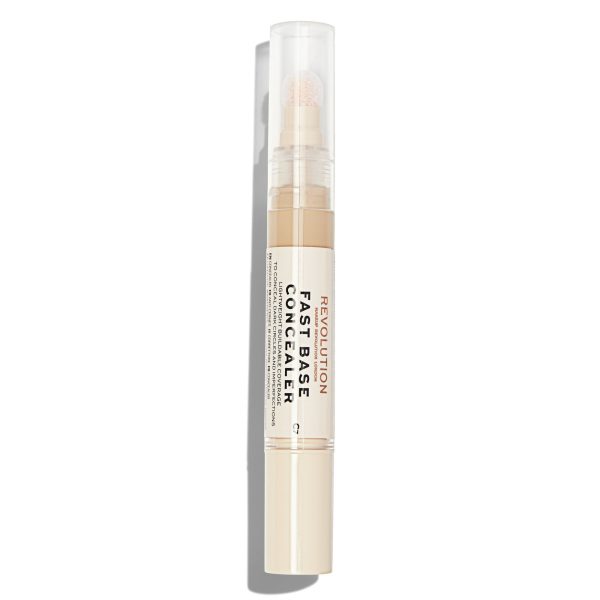 Makeup Revolution, Fast Base Concelear, Under-Eye Concealer Pen, C 7, 4.5 ml - For Women