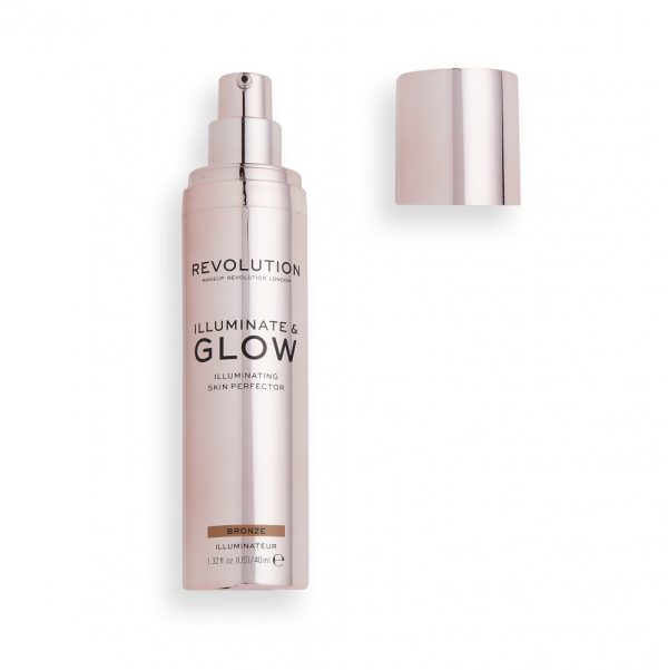 Makeup Revolution, Glow & lluminate, Liquid Highlighter, Bronze, For Face, 40 ml - For Women