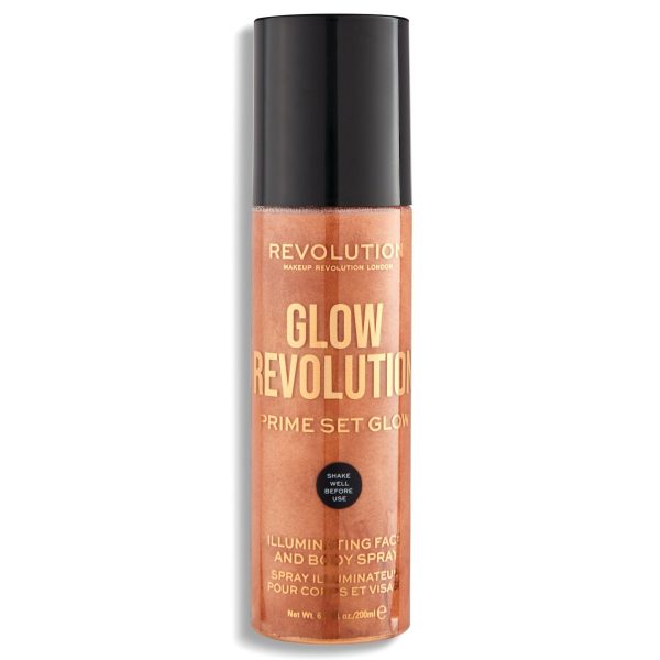 Makeup Revolution, Glow Revolution, Vegan, Illuminating, Spray, For Face & Body, 200 ml - For Women