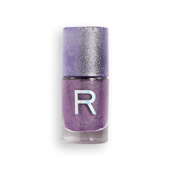 Makeup Revolution, Holographic, Nail Polish, Supernova, 10 ml - For Women