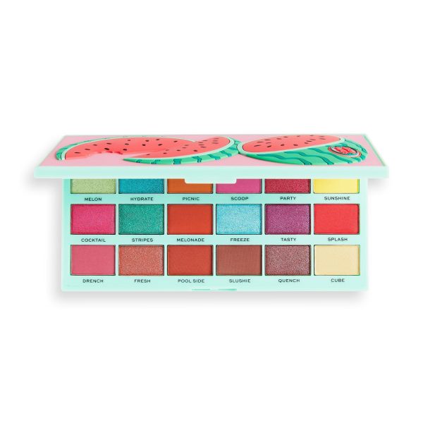 Makeup Revolution, I Heart Revolution, Eyeshadow Palette, Watermellon, 22 g - For Women