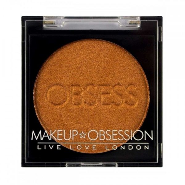 Makeup Revolution, Obsession, Eyeshadow Powder, E166, Gold Coast, 2 g - For Women