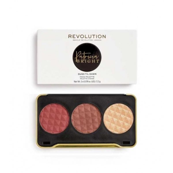 Makeup Revolution, Patricia Bright, Contouring, Face Palette, Dusk Till Dawn, 6.6 g - For Women