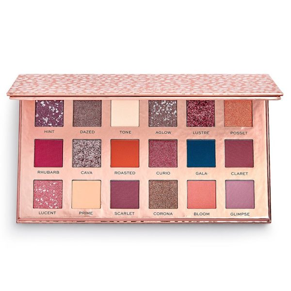 Makeup Revolution, Pro New Neutrals Blushed Satin, Eyeshadow Palette, Blushed, 18 g - For Women