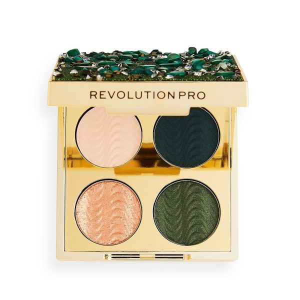 Revolution Pro, Ultimate Eye Look Palette, Eyeshadow Palette, So Jaded, 4 Shades, 0.8 g - For Women