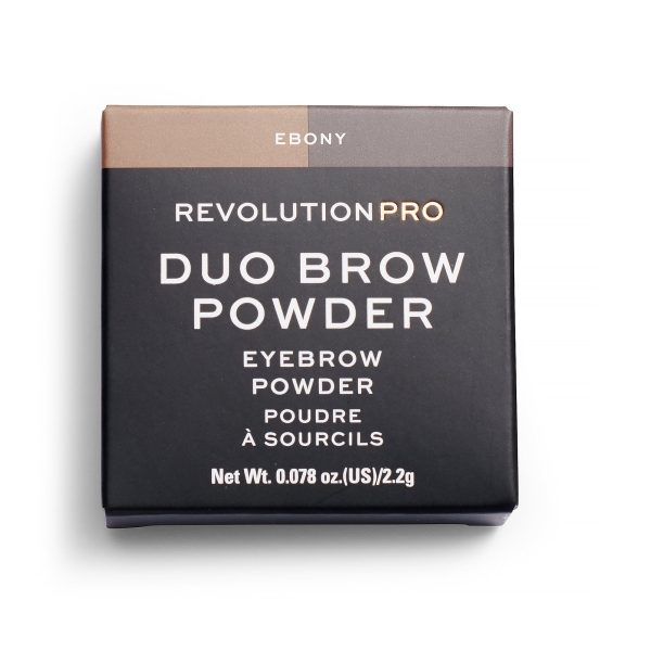 Makeup Revolution, REVOLUTION PRO, Vegan, Eyebrow Powder, Ebony, 2.2 g - For Women