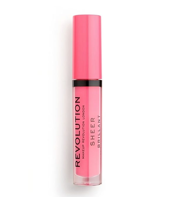 Makeup Revolution, Sheer Brillant, Vegan, Lip Gloss, 139, Cutie, 3.5 ml - For Women