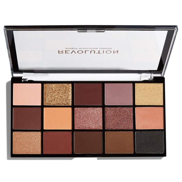 Makeup Revolution, The Reloaded, Eyeshadow Palette, Velvet Rose, 15 Shades, 16.5 g - For Women