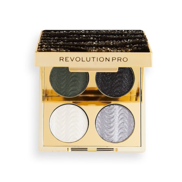 Revolution Pro, Ultimate Eye Look Palette, Eyeshadow Palette, Onyx, 4 Shades, 0.8 g - For Women