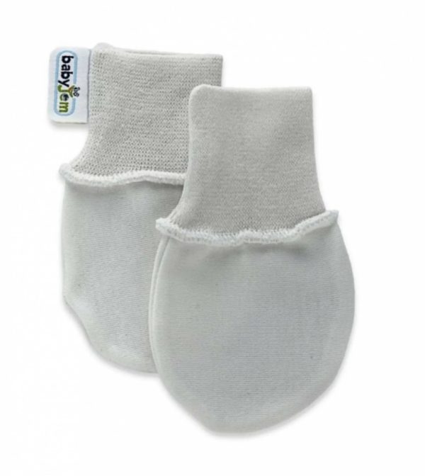 Manusi pentru nou nascuti BabyJem Baby Glove (Culoare: Alb) - imagine 2