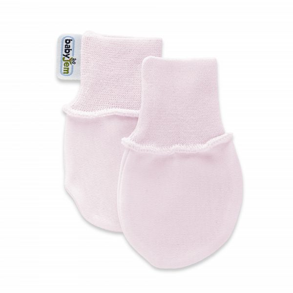 Manusi pentru nou nascuti BabyJem Baby Glove (Culoare: Alb) - imagine 4