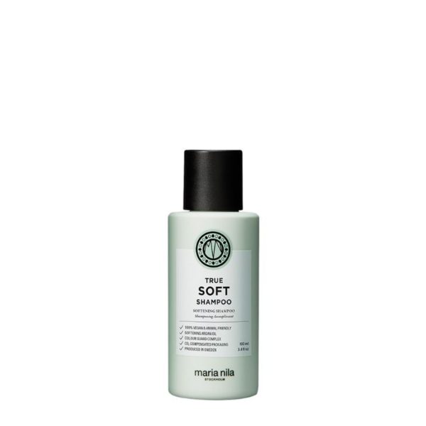 Maria Nila, True Soft, Cruelty Free, Hair Shampoo, For Hydration, 100 ml - Unisex