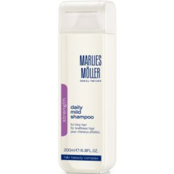 Marlies Moller, Daily Mild, Silicone Free, Hair Shampoo, Deep Cleansing, 200 ml - Unisex