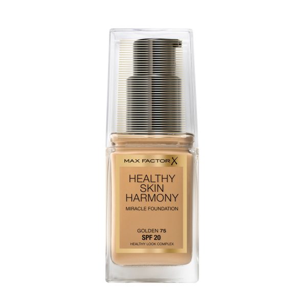 Max Factor, Healthy Skin Harmony, Liquid Foundation, 75, Golden, SPF 20, 30 ml - For Women