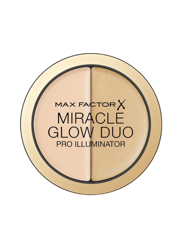 Max Factor, Miracle Glow Duo, Illuminating, Highlighter Powder, 10, Light, 11 g - For Women