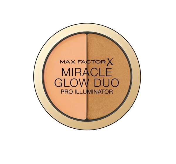 Max Factor, Miracle Glow Duo, Illuminating, Highlighter Powder, 30, Deep, 11 g - For Women