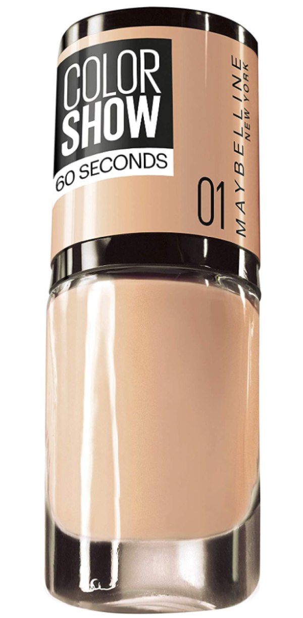 Maybelline, Color Show 60 Seconds, Nail Polish, Nr. 1, Go Bare, 7 ml - For Women