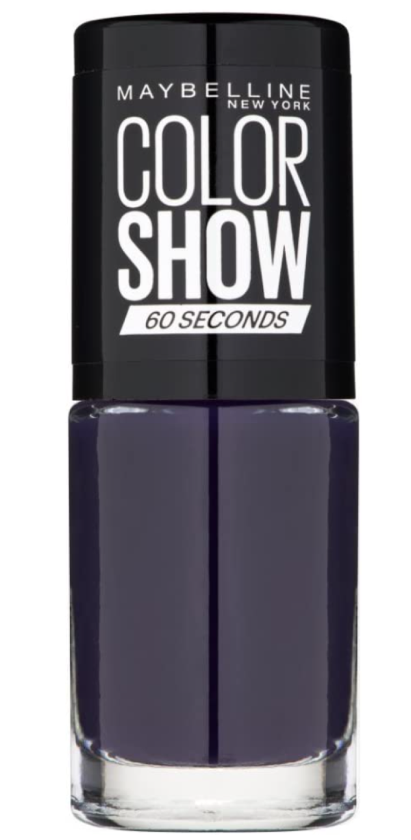 Maybelline, Color Show 60 Seconds, Nail Polish, Nr. 330, Manhattan Midnight, 7 ml - For Women