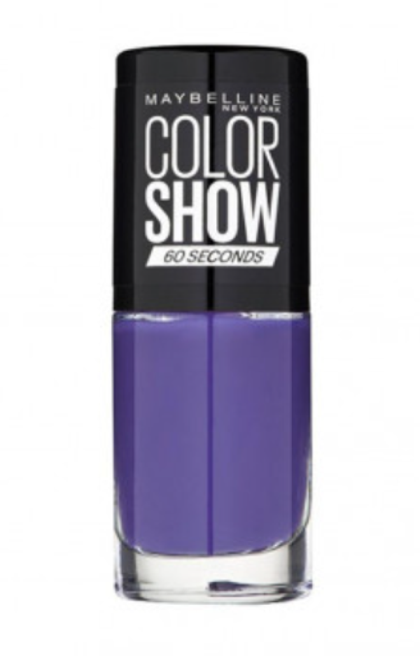 Maybelline, Color Show 60 Seconds, Nail Polish, Nr. 336, Violet Vogue, 7 ml - For Women