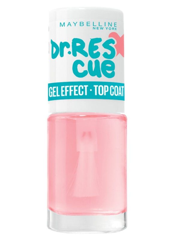 Maybelline, Dr. Rescue Gel Effect, Top Coat, Nail Polish, 01, 6.7 ml - For Women