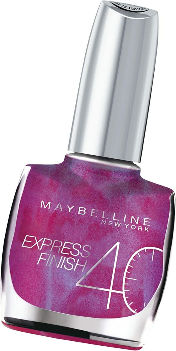 Maybelline, Express Finish 40 Seconds, Nail Polish, Nr. 250, Deep Violet, 10 ml - For Women