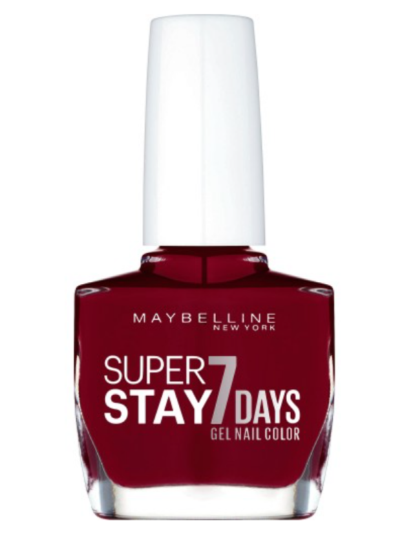 Maybelline, Forever Strong Super Stay 7 Days, Top Coat, Nail Polish, Nr. 265, Divine Wine, 10 ml - For Women